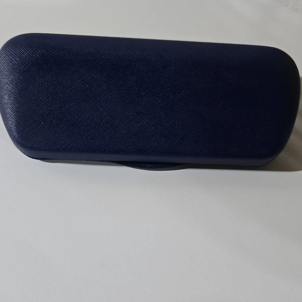 Navy Blue Kids Glasses Case with Fox Logo